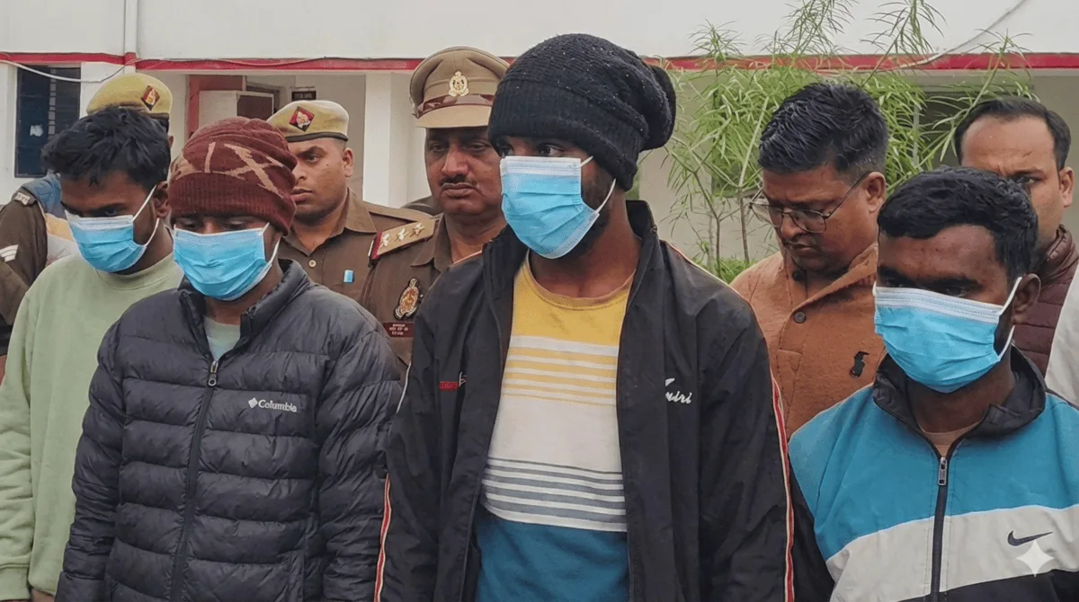 मऊ डकैती गिरफ़्तारी