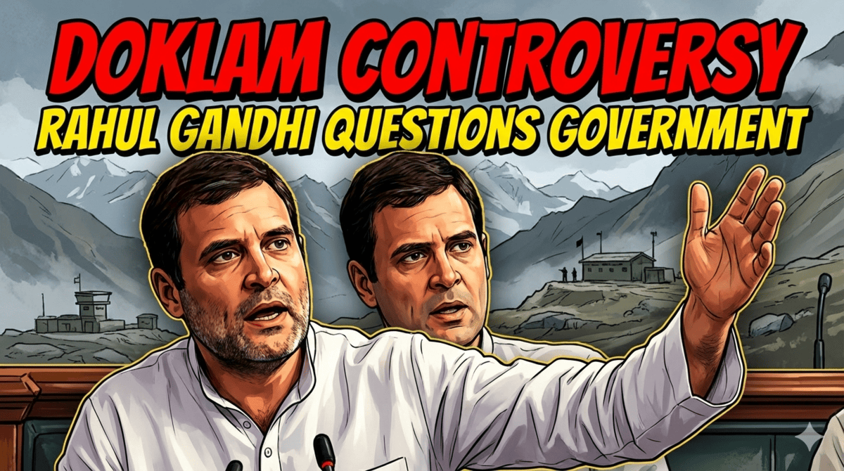 राहुल गांधी डोकलाम सवाल