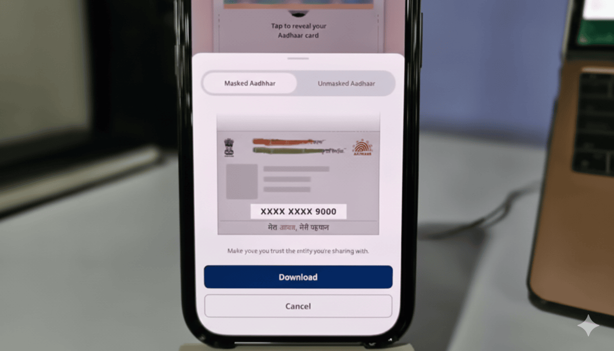 Masked Aadhaar Card